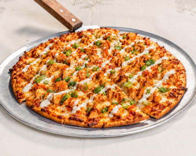 14" Buffalo Chicken Pizza.
