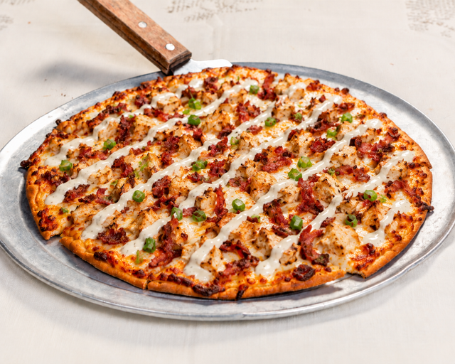14" Chicken Bacon Ranch Pizza.