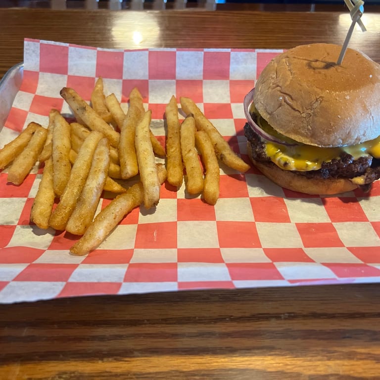 Indulge in Our Cheeseburger